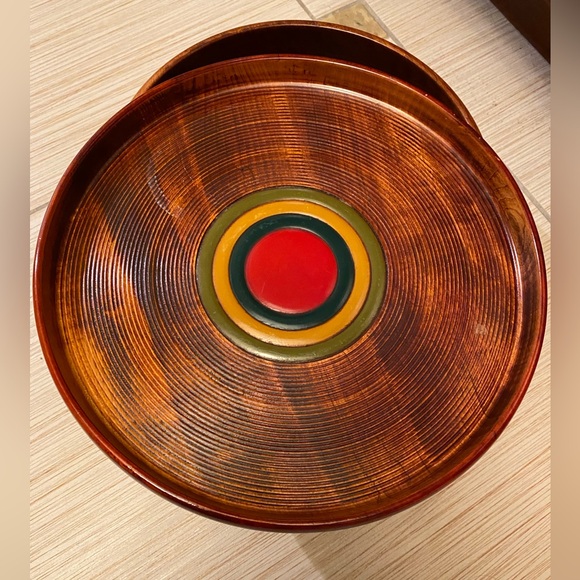 🆕 Koma Design Wooden Lidded Bowl | Japanese Tableware - Picture 6 of 11